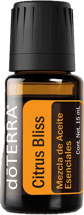 Citrus Bliss 15 mL, foto del producto con etiqueta en español