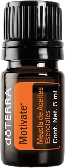 Motivate 5 mL, foto del producto con etiqueta en español