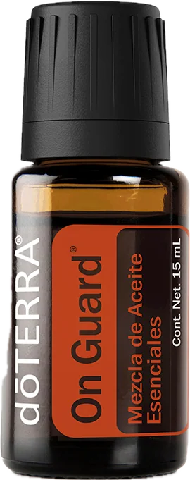 On Guard 15 mL, foto del producto con etiqueta en español