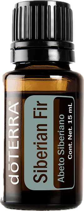 Abeto Siberiano 15 mL, foto del producto con etiqueta en español