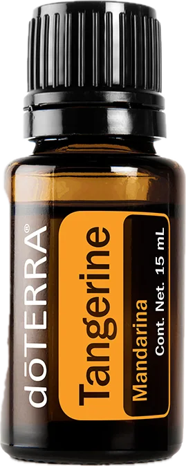Mandarina 15 mL, foto del producto con etiqueta en español